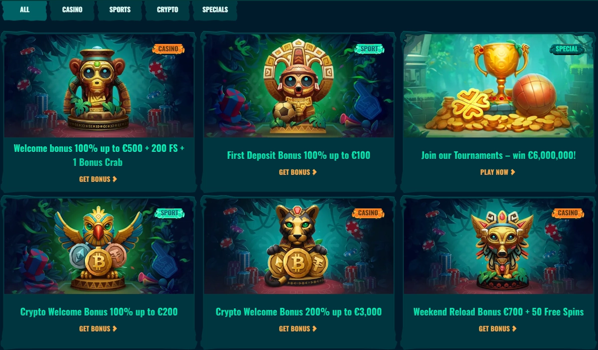 Spinanga Casino Bonuses
